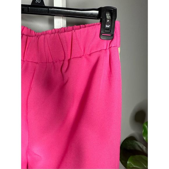 ASOS New Without Tag elastic waist side stripe pants in pink with stone stripe s - Picture 6 of 6